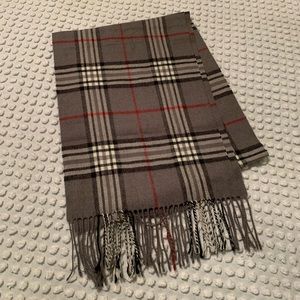 Coach Plaid Scarf
